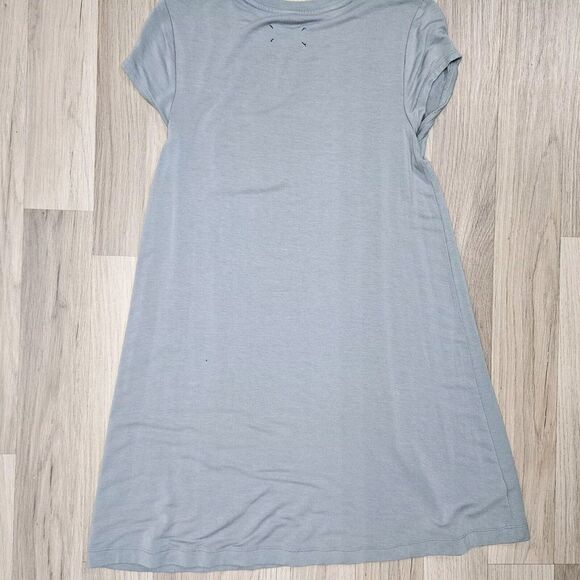 LOU & GREY Womens Blue Gray Solid Shirt Dress Size XS - Picture 8 of 9